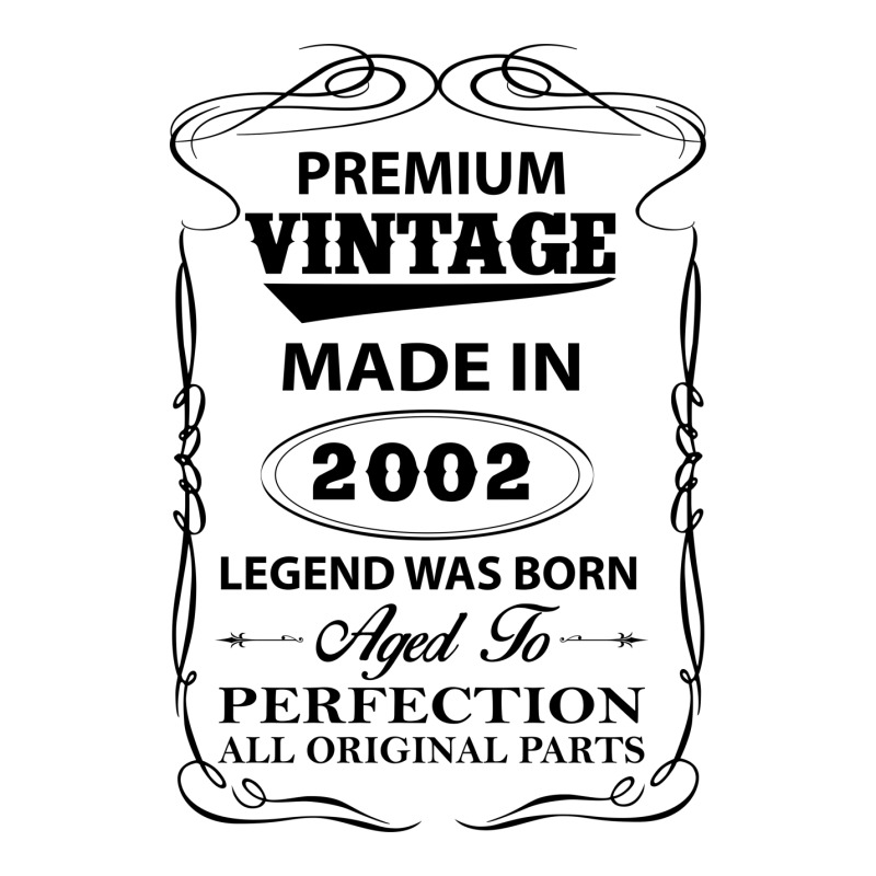 Vintage Legend Was Born 2002 Unisex Hoodie | Artistshot