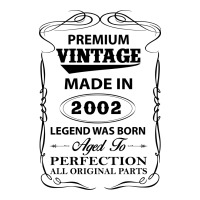 Vintage Legend Was Born 2002 3/4 Sleeve Shirt | Artistshot
