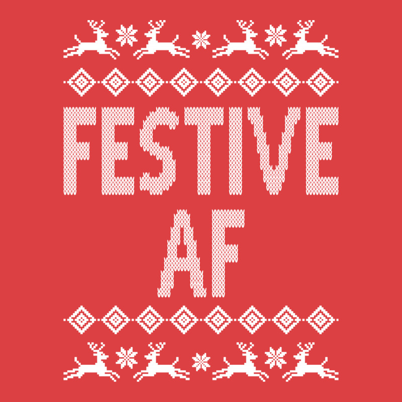 Festive Af Christmas Sweater Tank Top | Artistshot