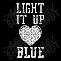 Light It Up Blue Shirt Autism Awareness Puzzle Piece Pullover Youth Zipper Hoodie | Artistshot