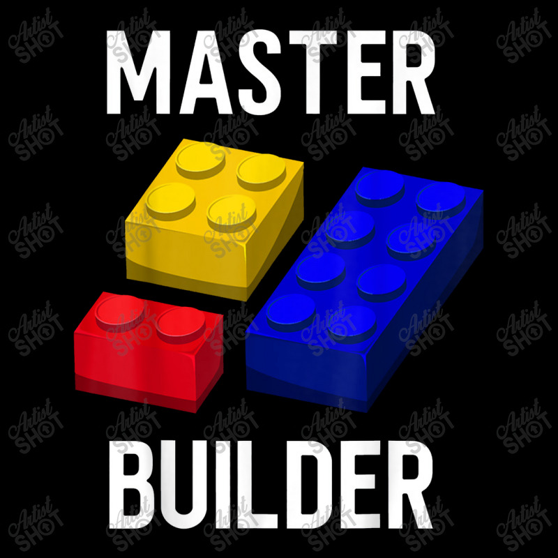 Master Builder Cute Block Building Kids Toys Brick Builders Pocket T-shirt | Artistshot