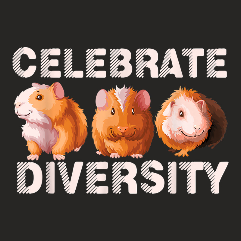 Celebrate Diversity Hamster Guinea Pig Furry Potato Animal T Shirt Ladies Fitted T-Shirt by belenfinl | Artistshot