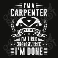 Mens Cool Carpenter Hard Work Woodworking Scorecard Crop Tee | Artistshot