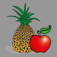 Pineapple And Apple Women's V-neck T-shirt | Artistshot