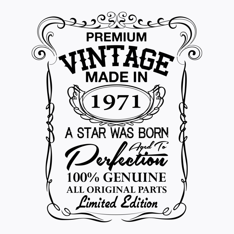Vintage Made In 1971 T-shirt | Artistshot