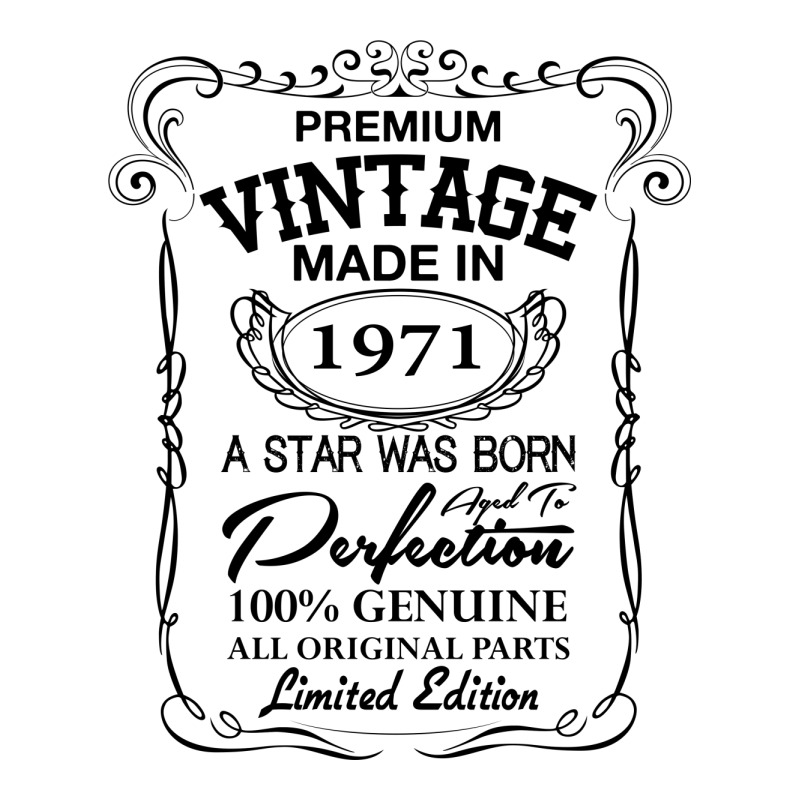 Vintage Made In 1971 V-neck Tee | Artistshot