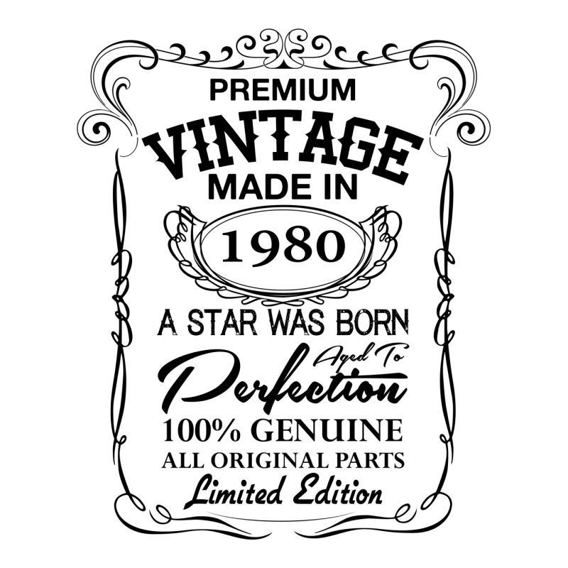 Vintage Made In 1980 Unisex Hoodie | Artistshot