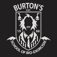 Burton's School Of Bio Exorcism T-shirt | Artistshot