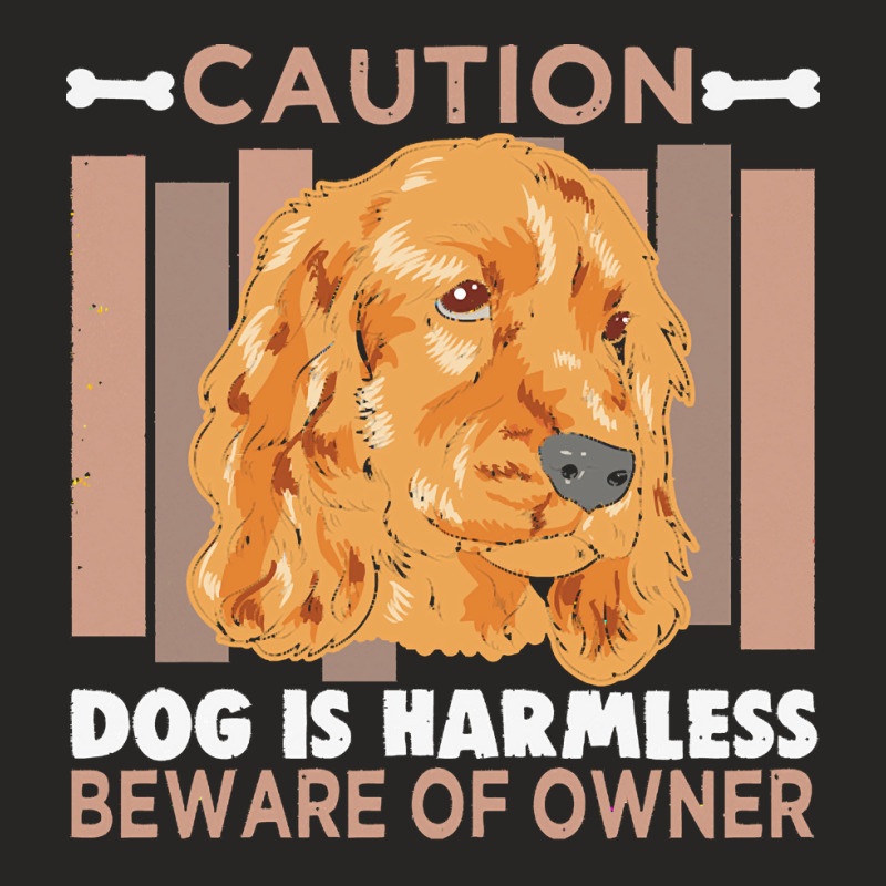 Cocker T  Shirt Design For Dog Lover And Cocker Spaniel Dog Owner T  S Ladies Fitted T-Shirt by shanie31601 | Artistshot