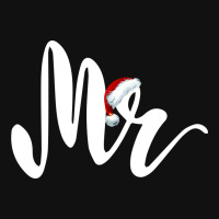 Mr And Mrs Christmas Mr For Dark Baby Bibs | Artistshot