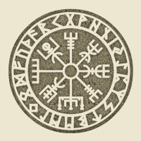 Vegvisir, Viking Compass, Norse, Symbol, Protection, Nordic, Vikings E Cropped Hoodie | Artistshot