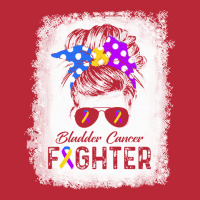 Woman Bladder Cancer Fighter T  Shirt Woman Bladder Cancer Fighter Blu Women's V-neck T-shirt | Artistshot