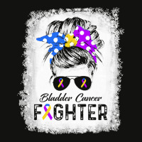 Woman Bladder Cancer Fighter T  Shirt Woman Bladder Cancer Fighter Blu Scorecard Crop Tee | Artistshot