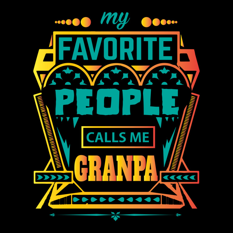 My Favorite People Calls Me Grandpa V-Neck Tee by designbycommodus | Artistshot