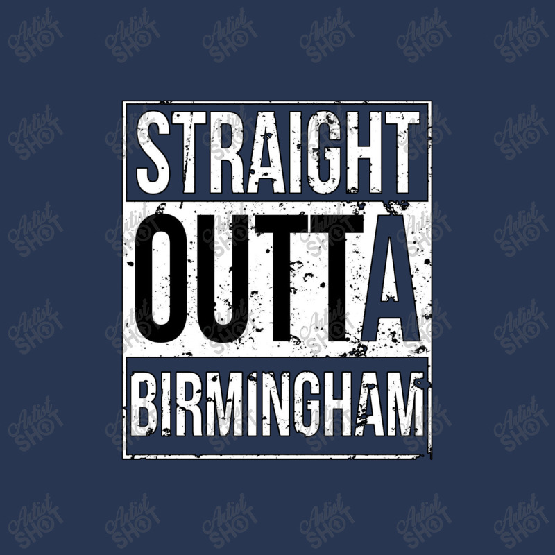 Straight Outta Birmingham Men Denim Jacket | Artistshot