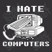 I Hate Computers Vintage Hoodie | Artistshot