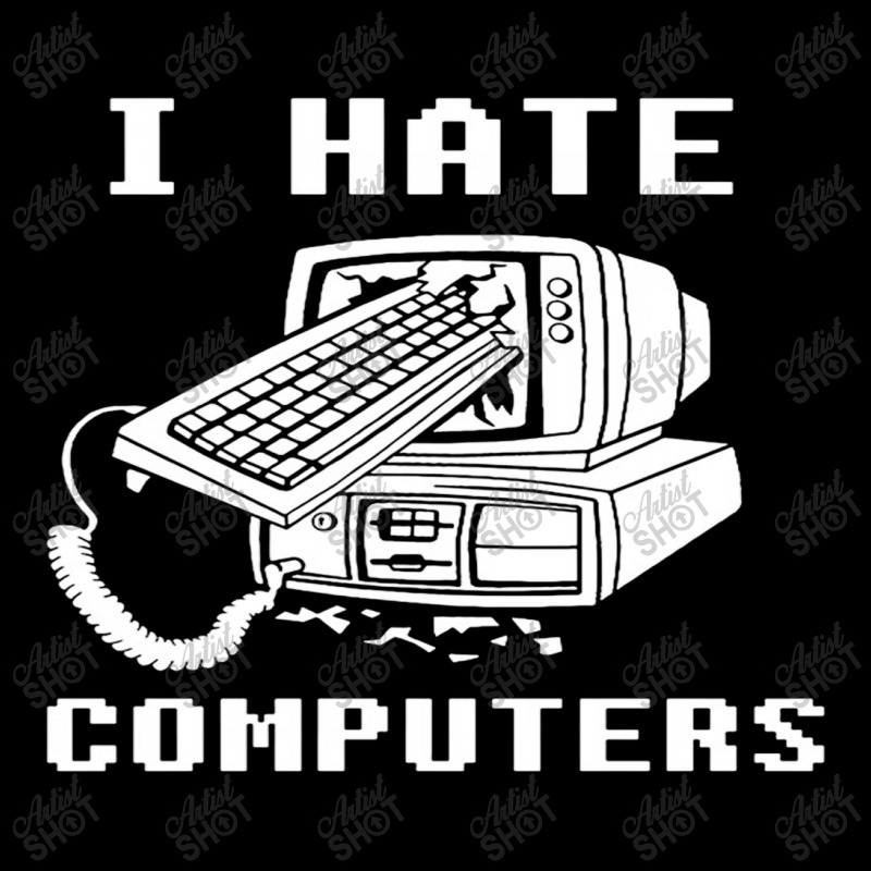 I Hate Computers Fleece Short | Artistshot