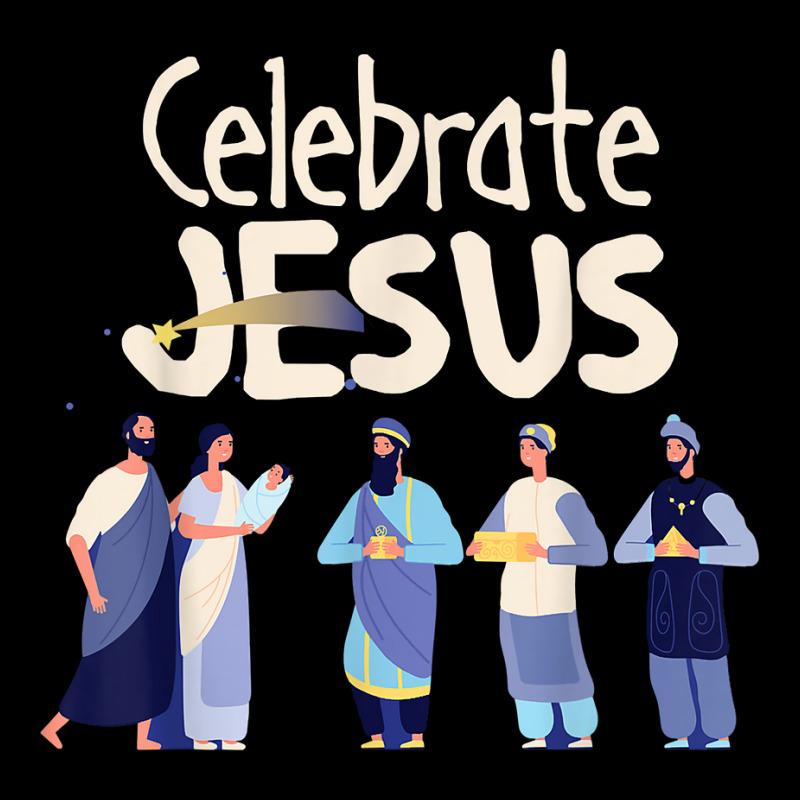 Celebrate Jesus Christian Christmas Nativity Christianity T Shirt Youth Jogger by Sand King | Artistshot