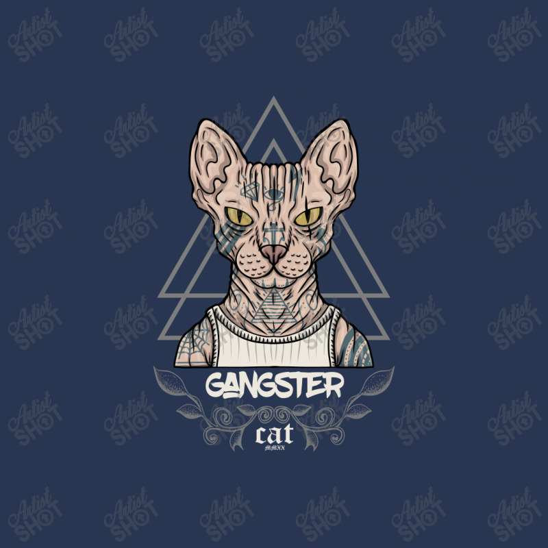 Funny Gangster Cat Wild West Series Men Denim Jacket | Artistshot