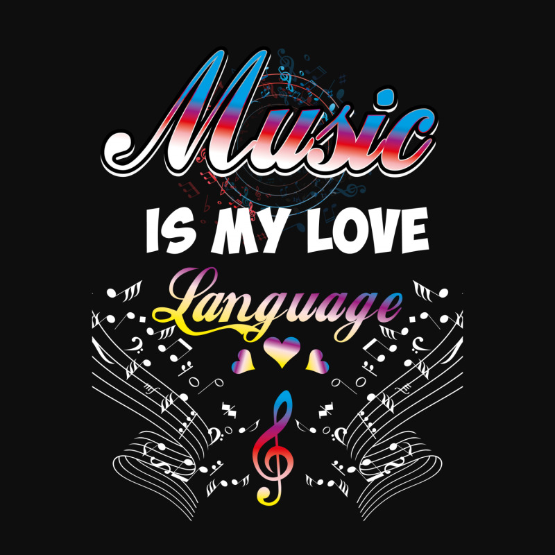 Music Is My Love Language Crop Top by rardesign | Artistshot