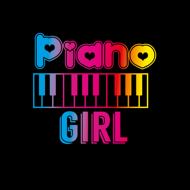 Piano Girl Zipper Hoodie by rardesign | Artistshot