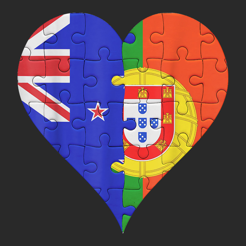 New Zealander Portuguese Flag Heart T Shirt Toddler T-shirt | Artistshot