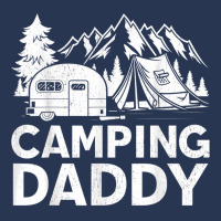 Mens Camping Daddy Funny Outdoors Mountain Camping Father's Day T Shir Men Denim Jacket | Artistshot