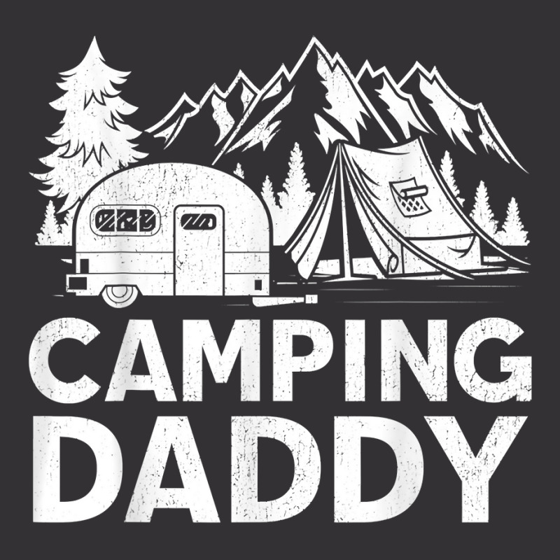 Mens Camping Daddy Funny Outdoors Mountain Camping Father's Day T Shir Vintage Hoodie by belenfinl | Artistshot