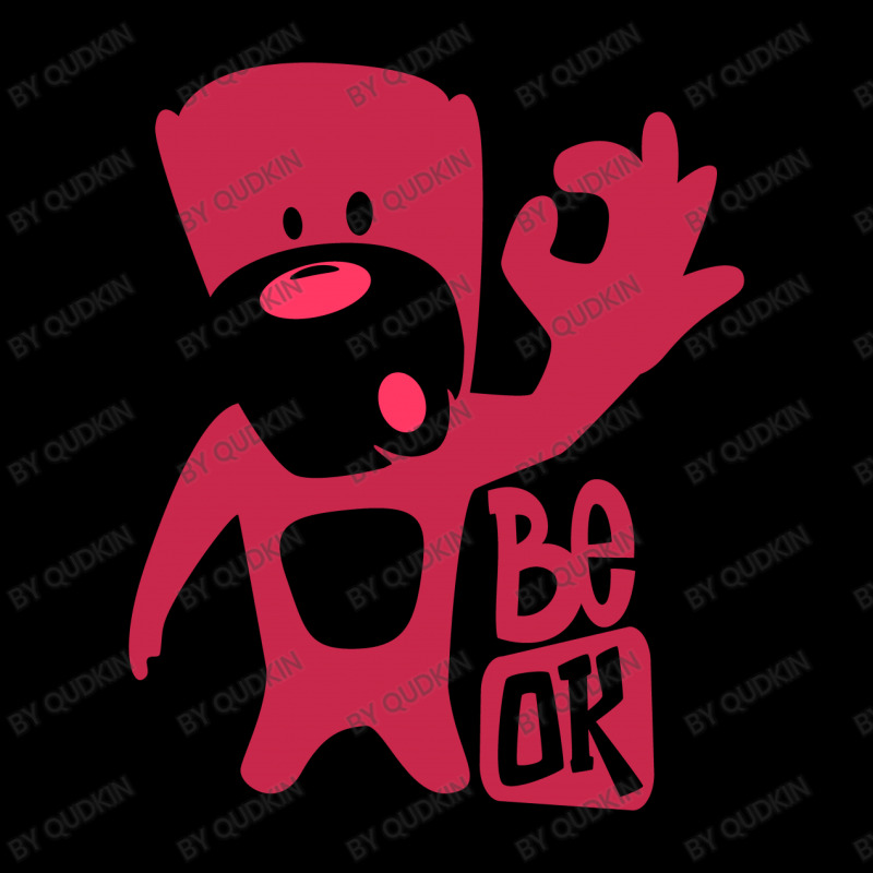 Be Ok Cropped Hoodie by Qudkin | Artistshot