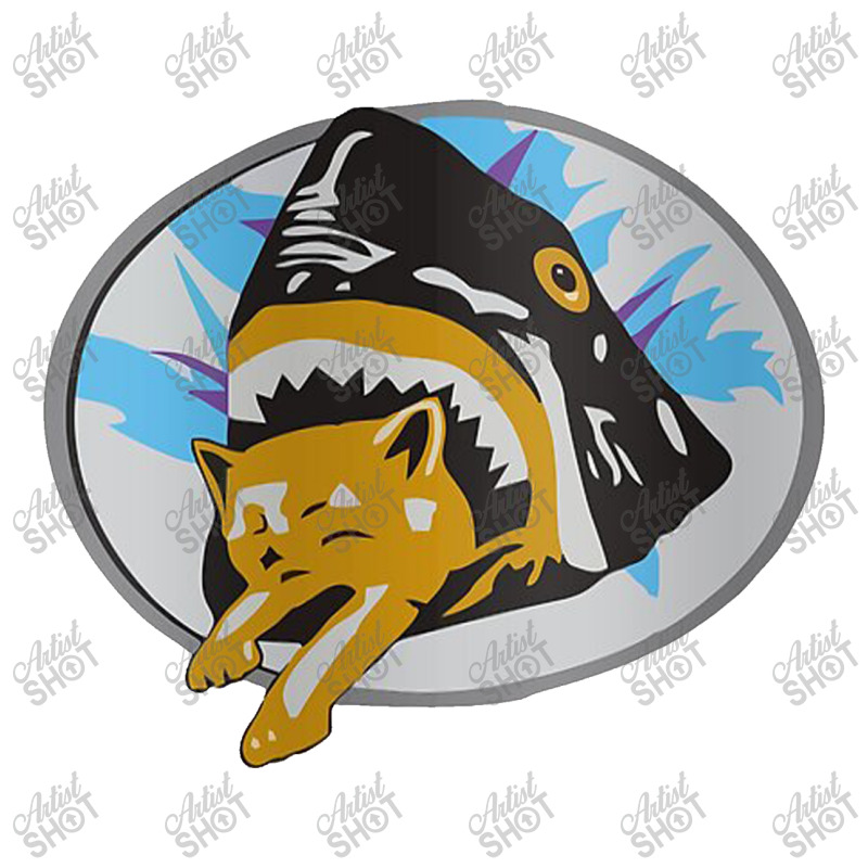 Shark Cat Pineapple Express Sticker | Artistshot