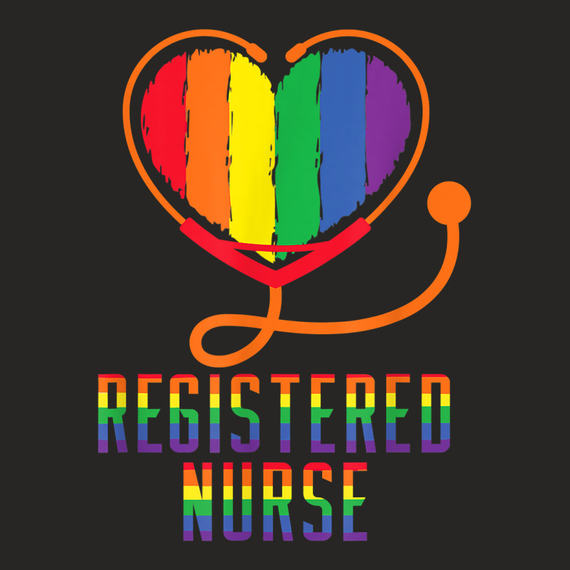 Registered Nurse Stethoscope Lesbian Gay Transgender Lgbt T Shirt Ladies Fitted T-shirt | Artistshot