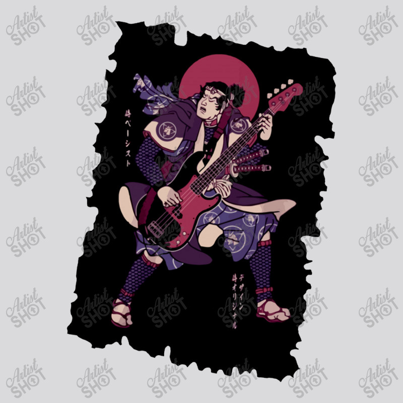 Samurai Bassist Women's Triblend Scoop T-shirt by jambudemak | Artistshot