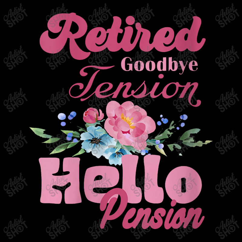 Womens Goodbye Tension Hello Pension Retirement Decorations Designs Unisex Jogger | Artistshot