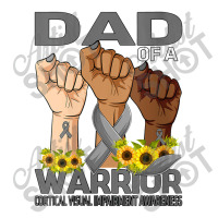 Womens Hand Dad Of A Warrior Cortical Visual Impairment Men's T-shirt Pajama Set | Artistshot