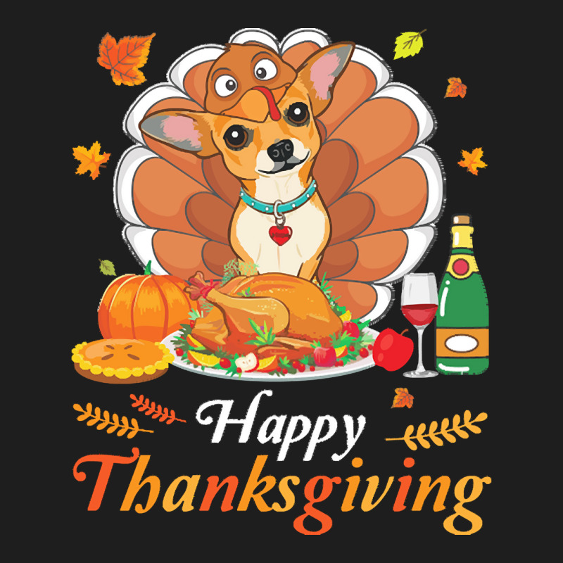 Chihuahua Happy Thanksgiving Christmas T  Shirt Chihuahua Turkey Costu Classic T-shirt | Artistshot