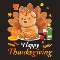 Chow Chow Happy Thanksgiving Christmas T  Shirt Chow Chow Turkey Costu Tank Top | Artistshot