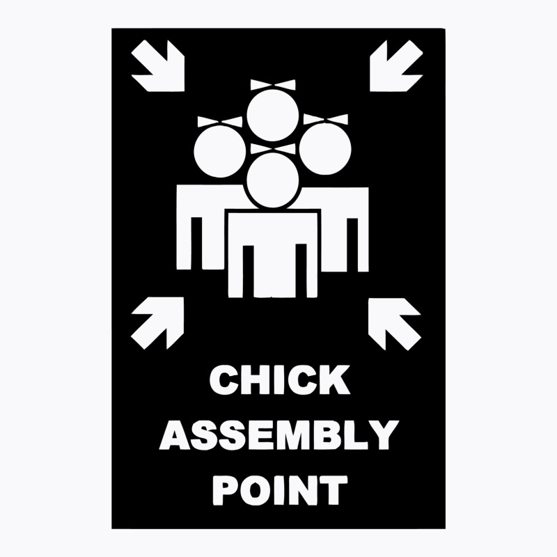 Chick Assembly Point T-shirt | Artistshot