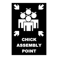 Chick Assembly Point V-neck Tee | Artistshot