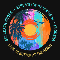 Belleair Shore T  Shirt Belleair Shore, Pinellas County, Florida T  Sh License Plate | Artistshot