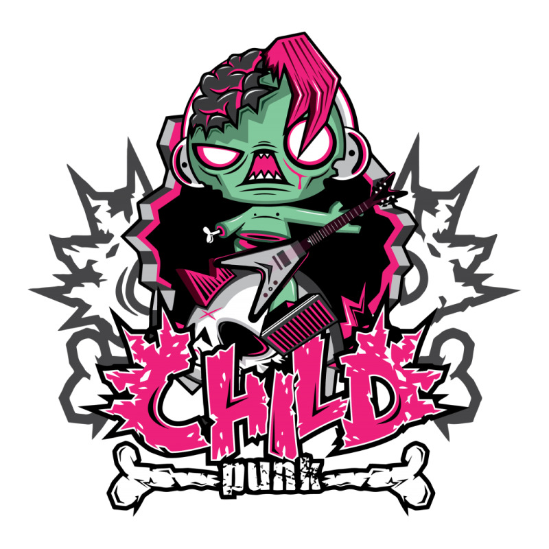 Child Punk Zombie V-neck Tee | Artistshot