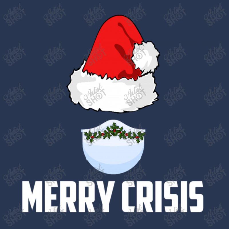 Merry Crisis Happy New Fear Lets Celebrate Quarantined Christmas Men Denim Jacket | Artistshot