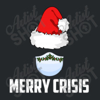 Merry Crisis Happy New Fear Lets Celebrate Quarantined Christmas Crewneck Sweatshirt | Artistshot