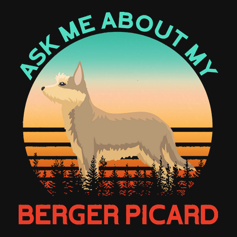 Berger Picard T  Shirt Ask Me About My Berger Picard T  Shirt Baby Bibs by elvera81314 | Artistshot