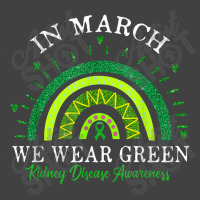 Green Ribbon In March We Wear Green Kidney Disease Awareness Vintage T-shirt | Artistshot