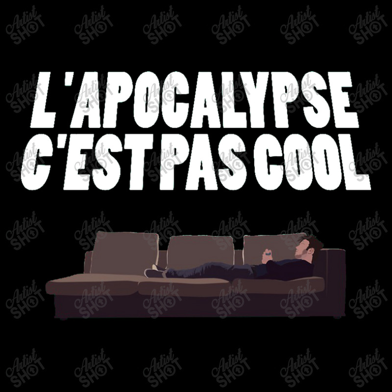 L'apocalypse C'est Pas Cool Cropped Hoodie by kurniawanm | Artistshot