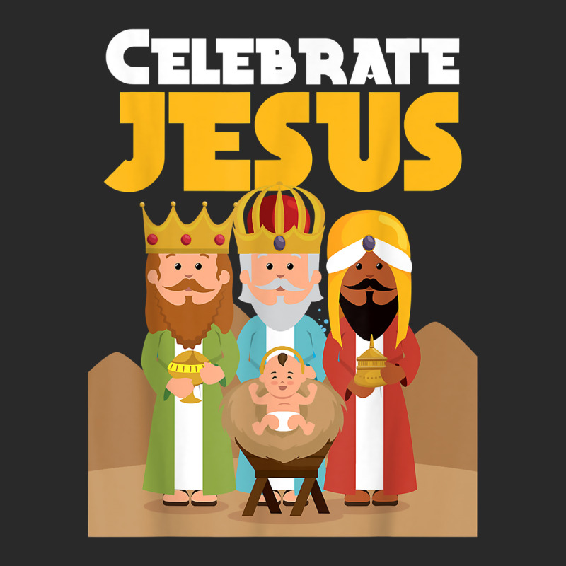 Celebrate Jesus Christian Christmas Nativity Christianity T Shirt Toddler T-shirt by Sand King | Artistshot