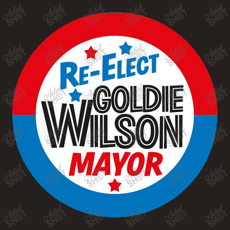 Back To The Future 're-elect Mayor Goldie Wilson' Design Tank Top by kurniawanm | Artistshot