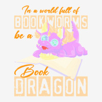 Book Dragon T  Shirt Funny Reading Bookworm Magical Animal Book Dragon Youth 3/4 Sleeve | Artistshot