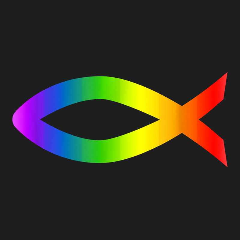 Ichthys Rainbow Christian Fish Symbol Homosexuality T Shirt Classic T-shirt | Artistshot