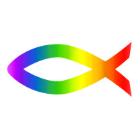 Ichthys Rainbow Christian Fish Symbol Homosexuality T Shirt Youth Tee | Artistshot